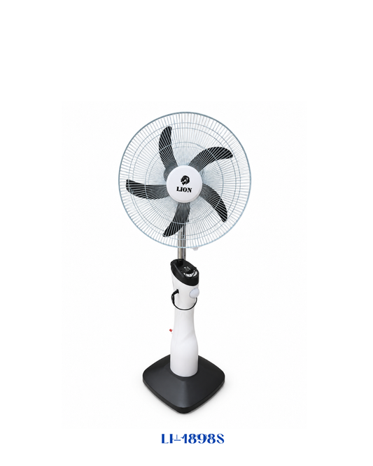 KENNEDE 18-INCH RECHARGEABLE FAN WITH LED NIGHT LIGHTS 45W