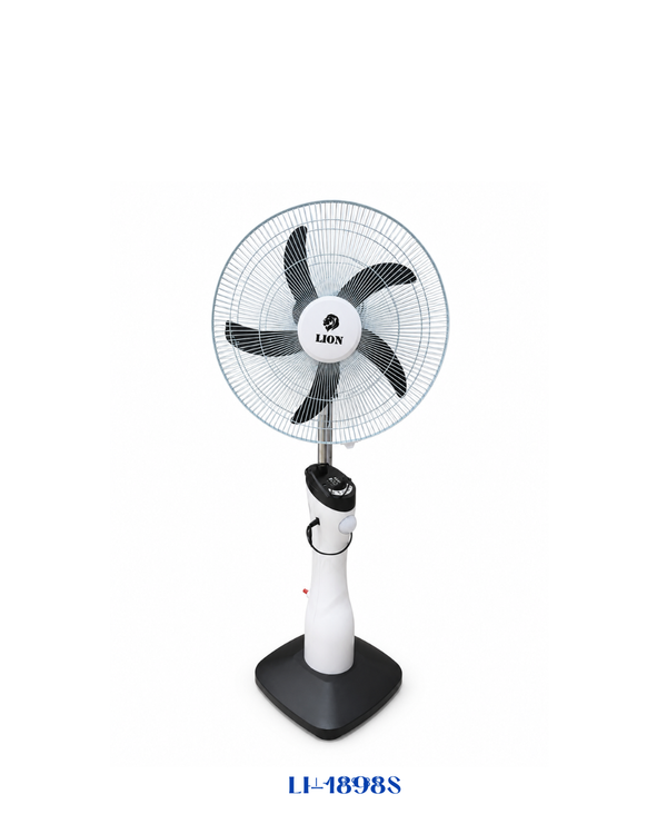 KENNEDE 18-INCH RECHARGEABLE FAN WITH LED NIGHT LIGHTS 45W