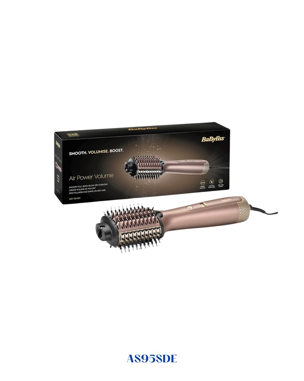 BaByliss 3-in-1 Hot Air Styling Brush 1000W Rose Gold