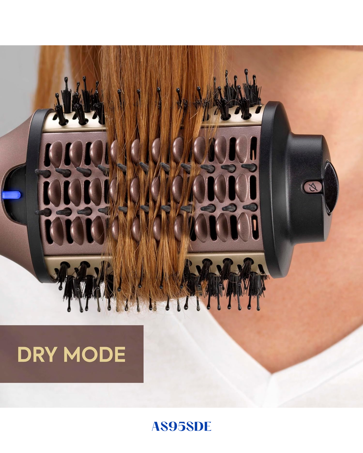 BaByliss 3-in-1 Hot Air Styling Brush 1000W Rose Gold
