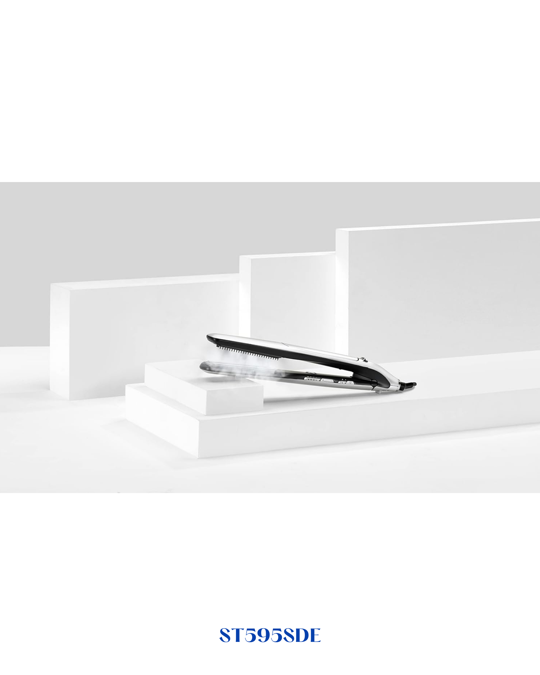 BaByliss Steam Lustre Professional Hair Straightener 56W