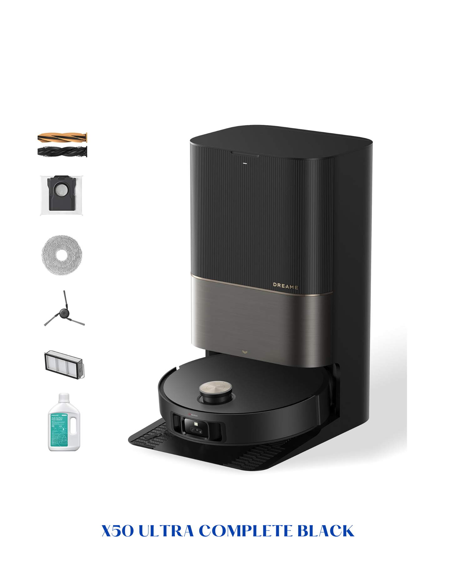 ​DREAME X50 ULTRA COMPLETE ROBOT VACUUM – BLACK