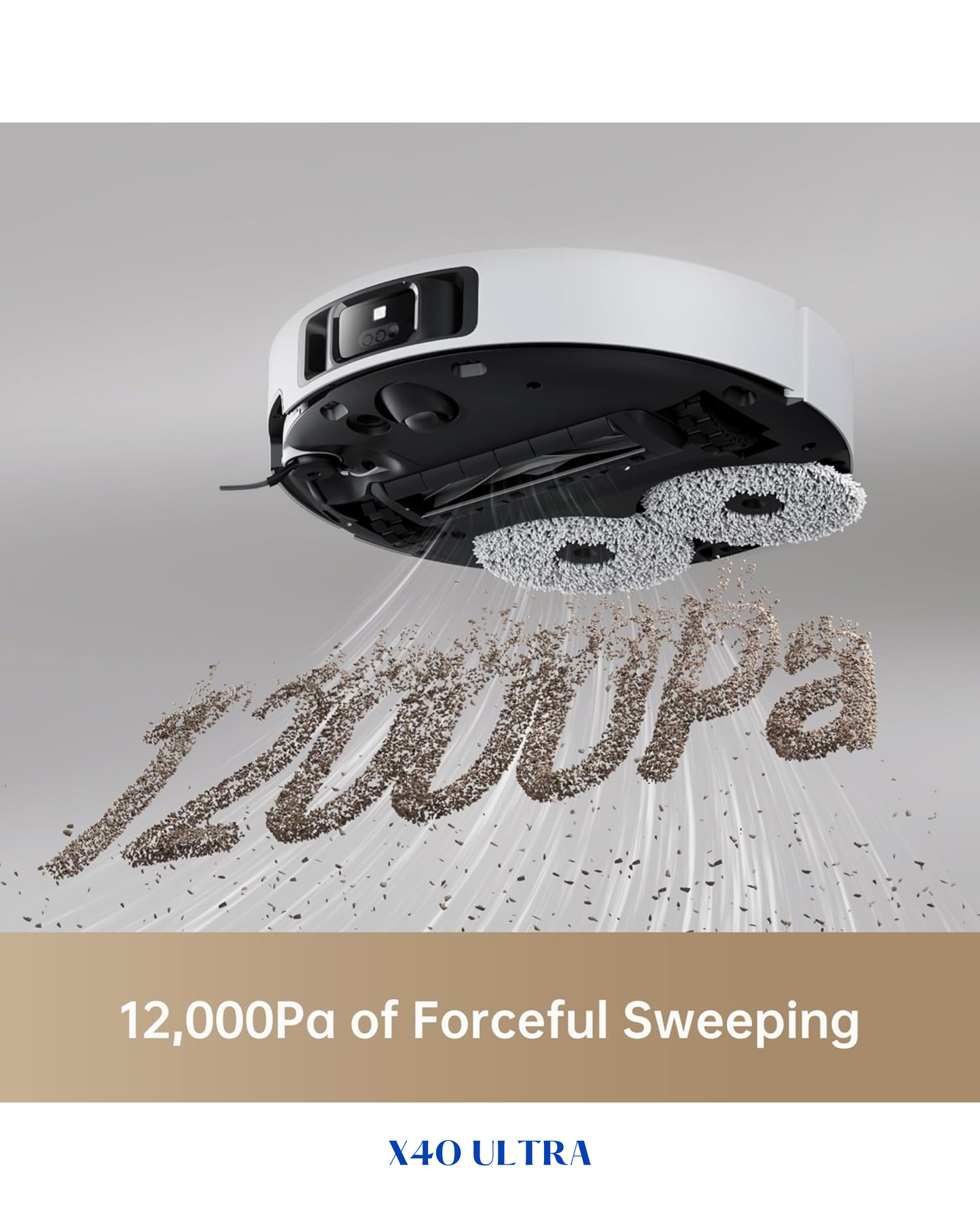 ​DREAME X40 ULTRA ROBOT VACUUM AND MOP – WHITE
