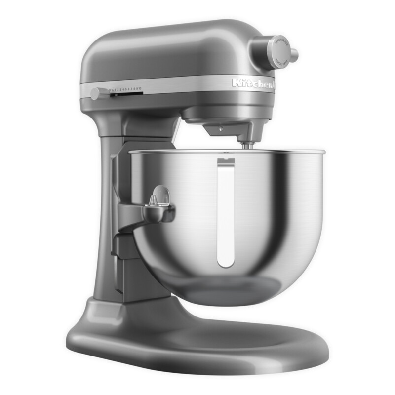 KitchenAid 5KSM70JPXBCU Contour Silver - angled view