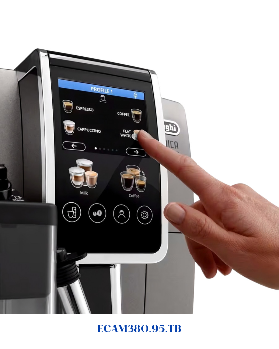 DE’LONGHI DINAMICA PLUS AUTOMATIC COFFEE MAKER 1450W 1.8L