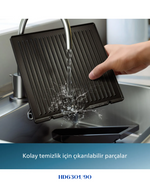 PHILIPS 5000 SERIES CONTACT GRILL HD6301/90