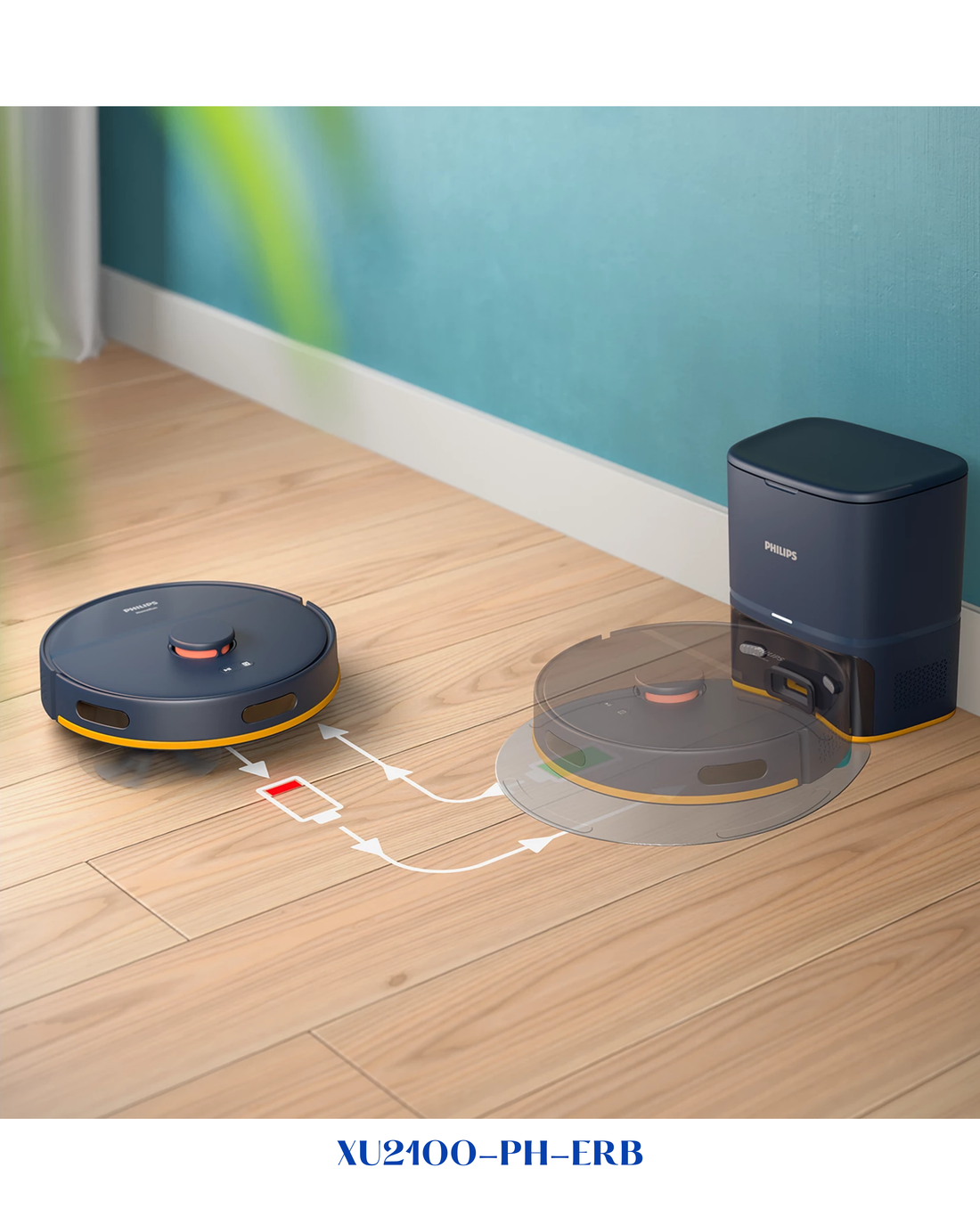 PHILIPS HOMERUN 2000 SERIES ROBOT VACUUM CLEANER  2700P
