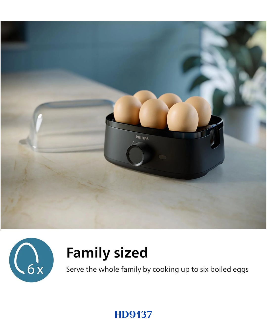 PHILIPS 3000 SERIES EGG COOKER 400W