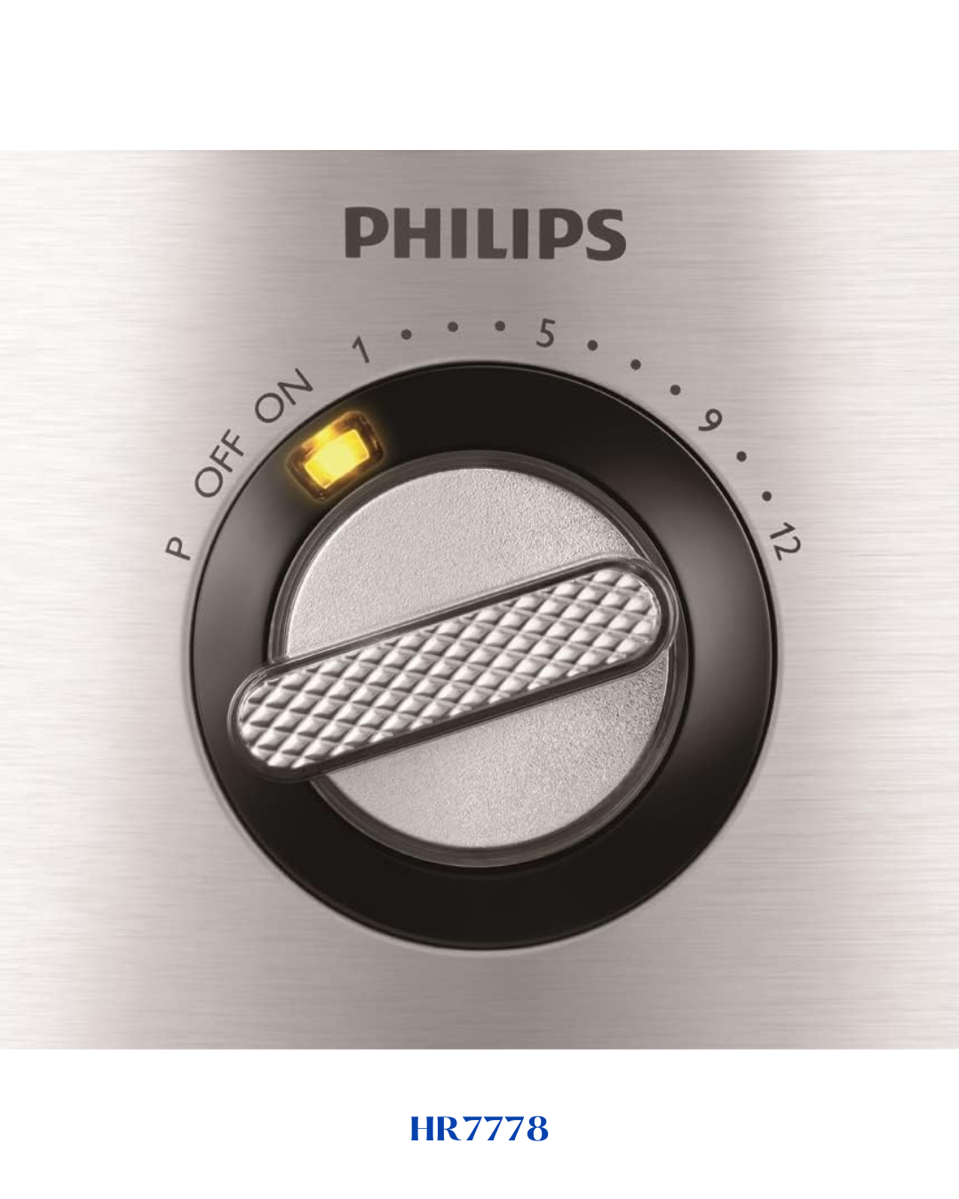 PHILIPS FOOD PROCESSOR HR7778 1300W 3.4L