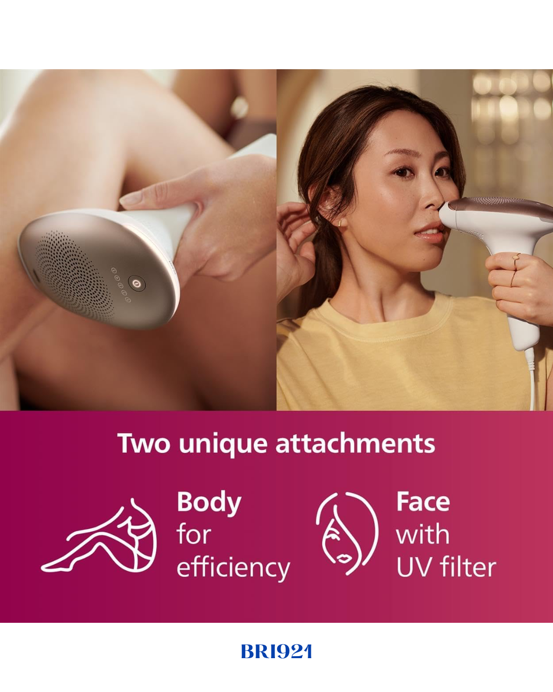 PHILIPS LUMEA 7000 SERIES IPL HAIR REMOVAL DEVICE