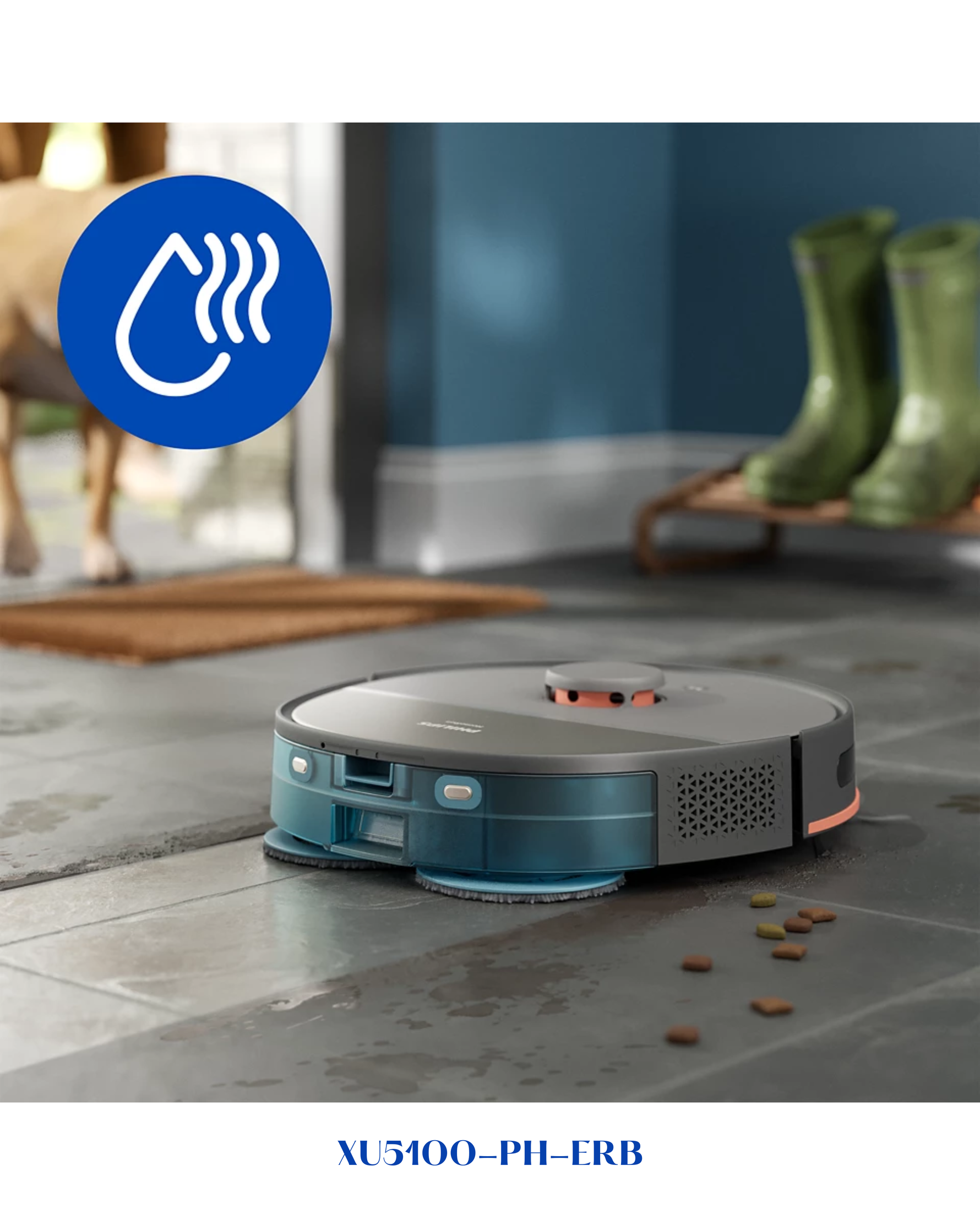 PHILIPS HOMERUN 5000 SERIES VACUUM AND MOP ROBOT