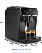 PHILIPS SERIES 2200 FULLY AUTOMATIC ESPRESSO MACHINE 1500W 1.8L