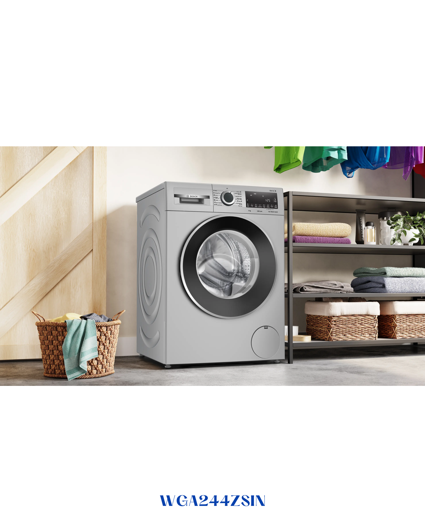 BOSCH Series 6 Front Load Washing Machine 9KG 1400RPM