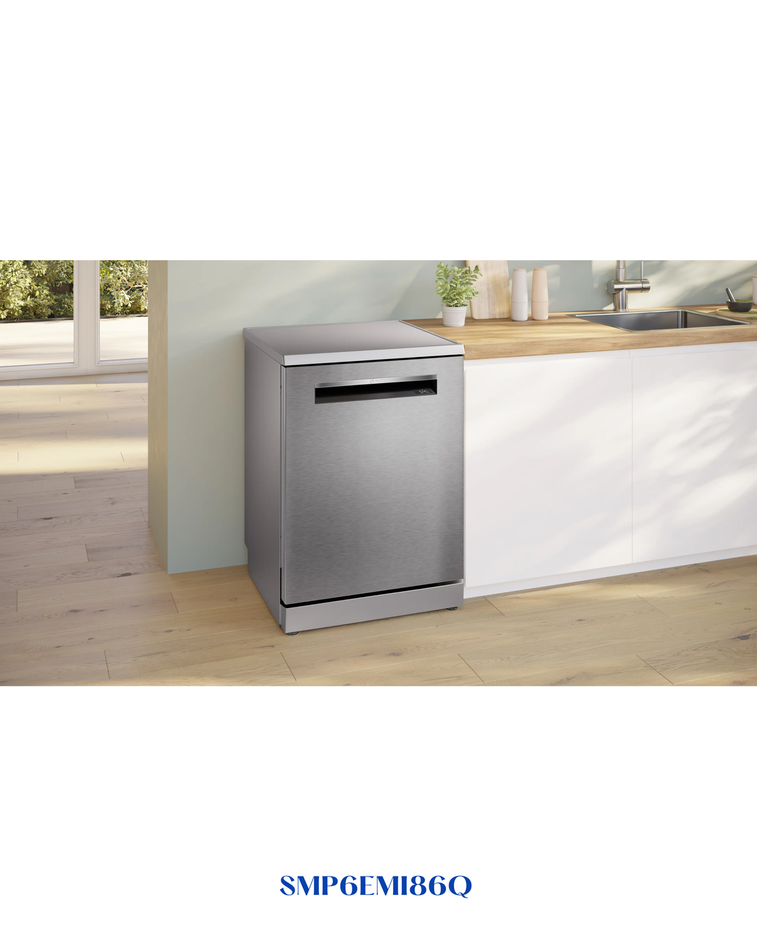 Bosch Series 6 Free-standing Dishwasher 60 cm Silver Inox 13 Place Settings