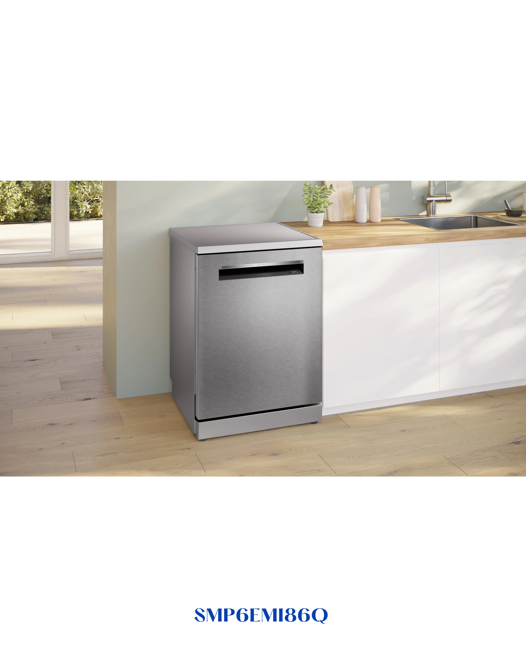 Bosch Series 6 Free-standing Dishwasher 60 cm Silver Inox 13 Place Settings