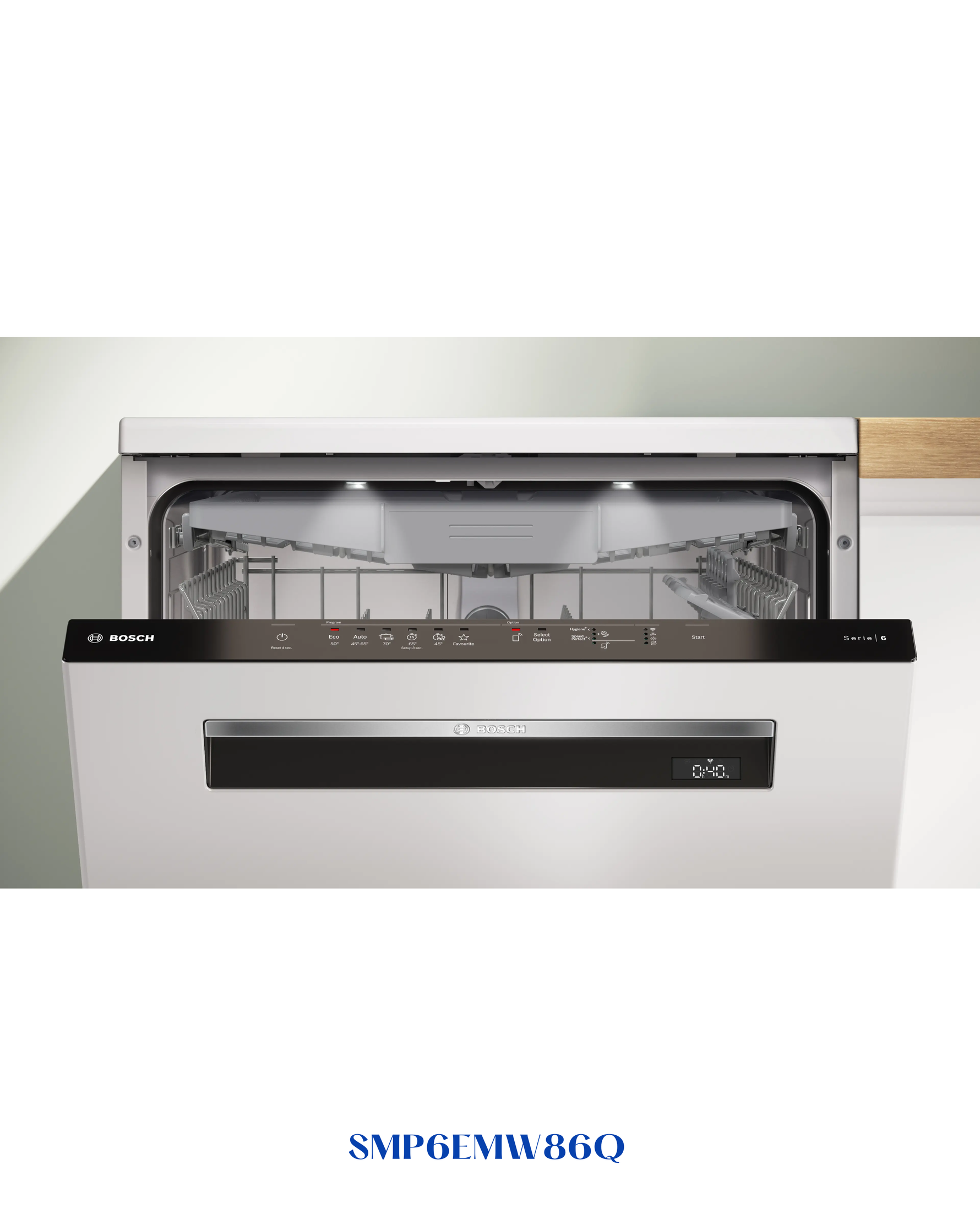 Bosch Series 6 Free-standing Dishwasher 60 cm White – 2400W