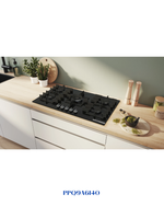 Bosch Series 6 Gas Hob 90 cm Tempered Glass Black