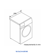 Bosch Series 6 Washing Machine, Frontloader Fullsize 9 kg 1400 rpm