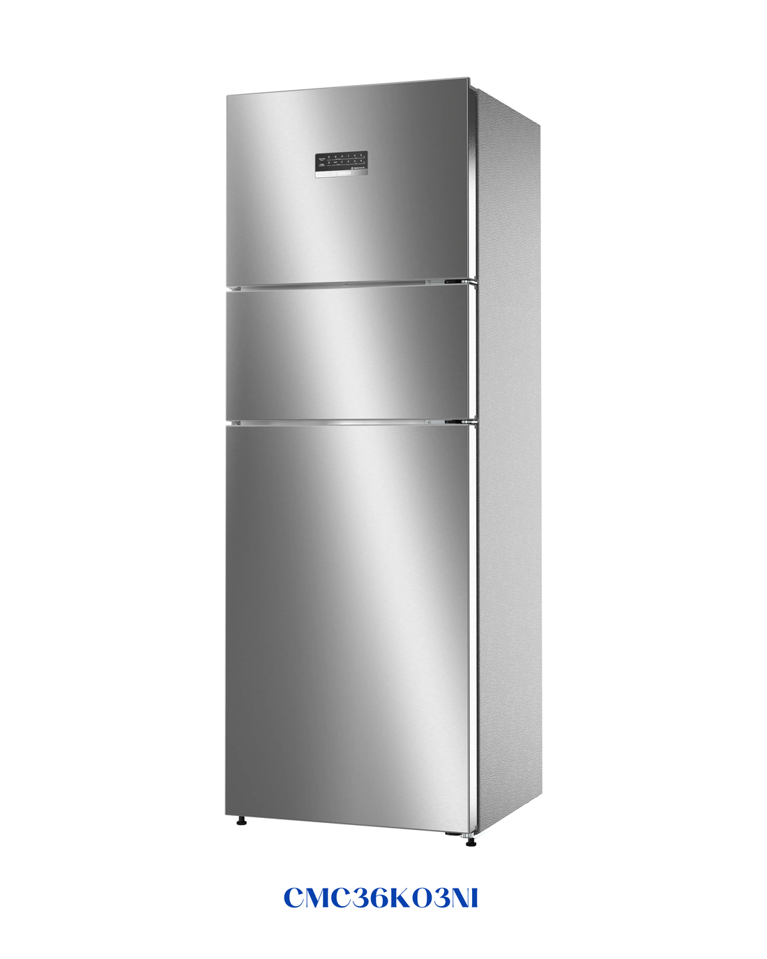 Bosch Series 4 Free-standing Triple Door Fridge-Freezer 335L