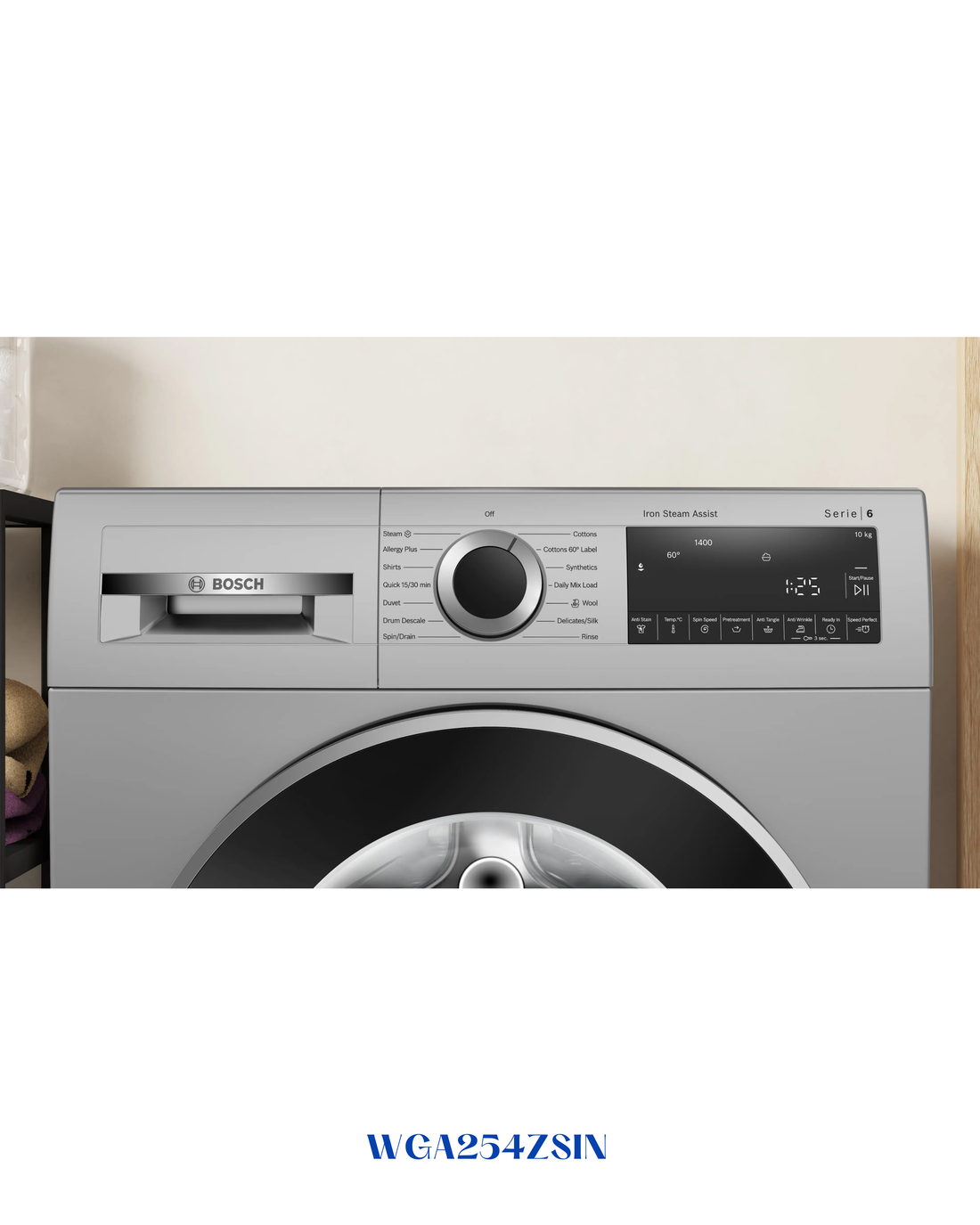 Bosch Series 6 Washing Machine, Front Loader 10 kg-1400 rpm