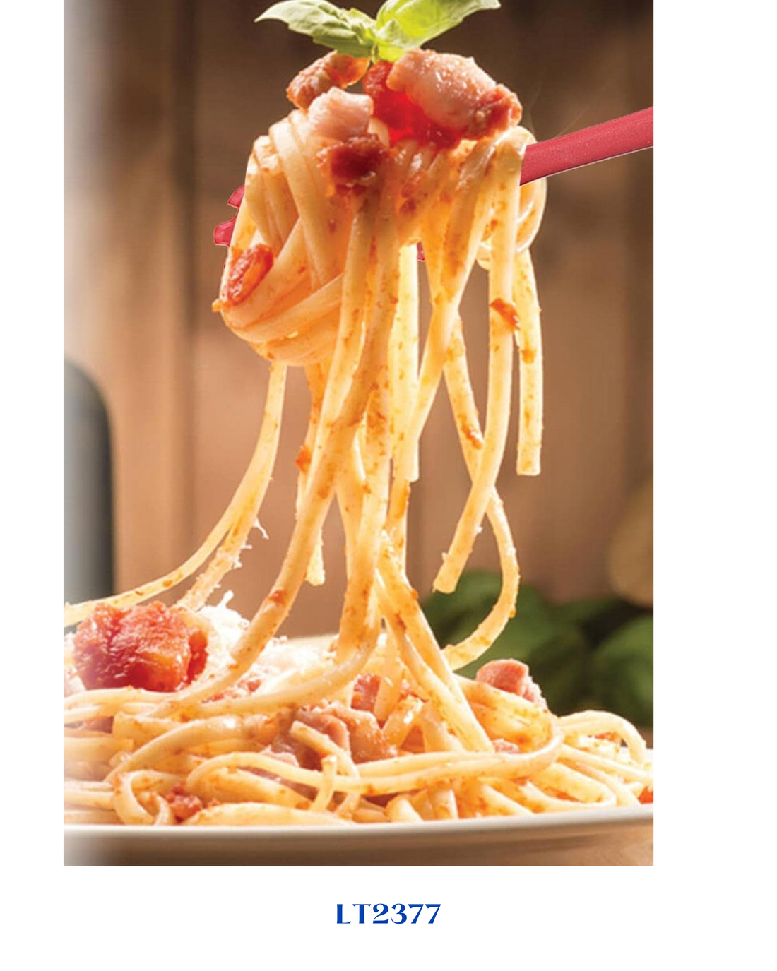 LAMART ERGO SPAGHETTI LADLE BROWN