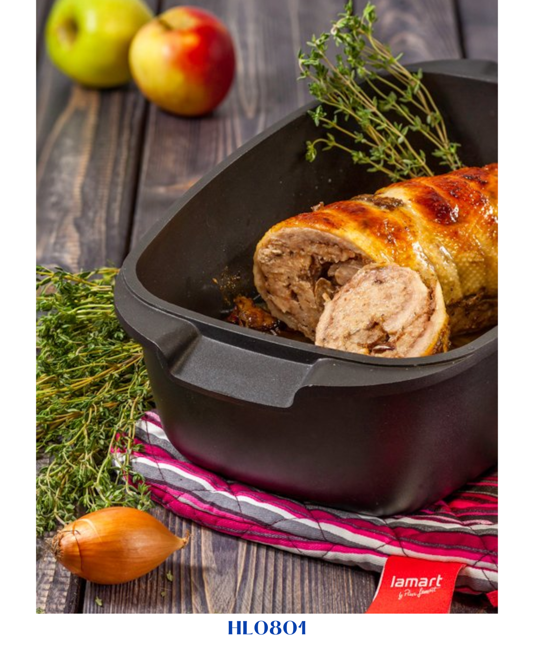 LAMART OLYMPIA BAKING PAN WITH LID 7.5L