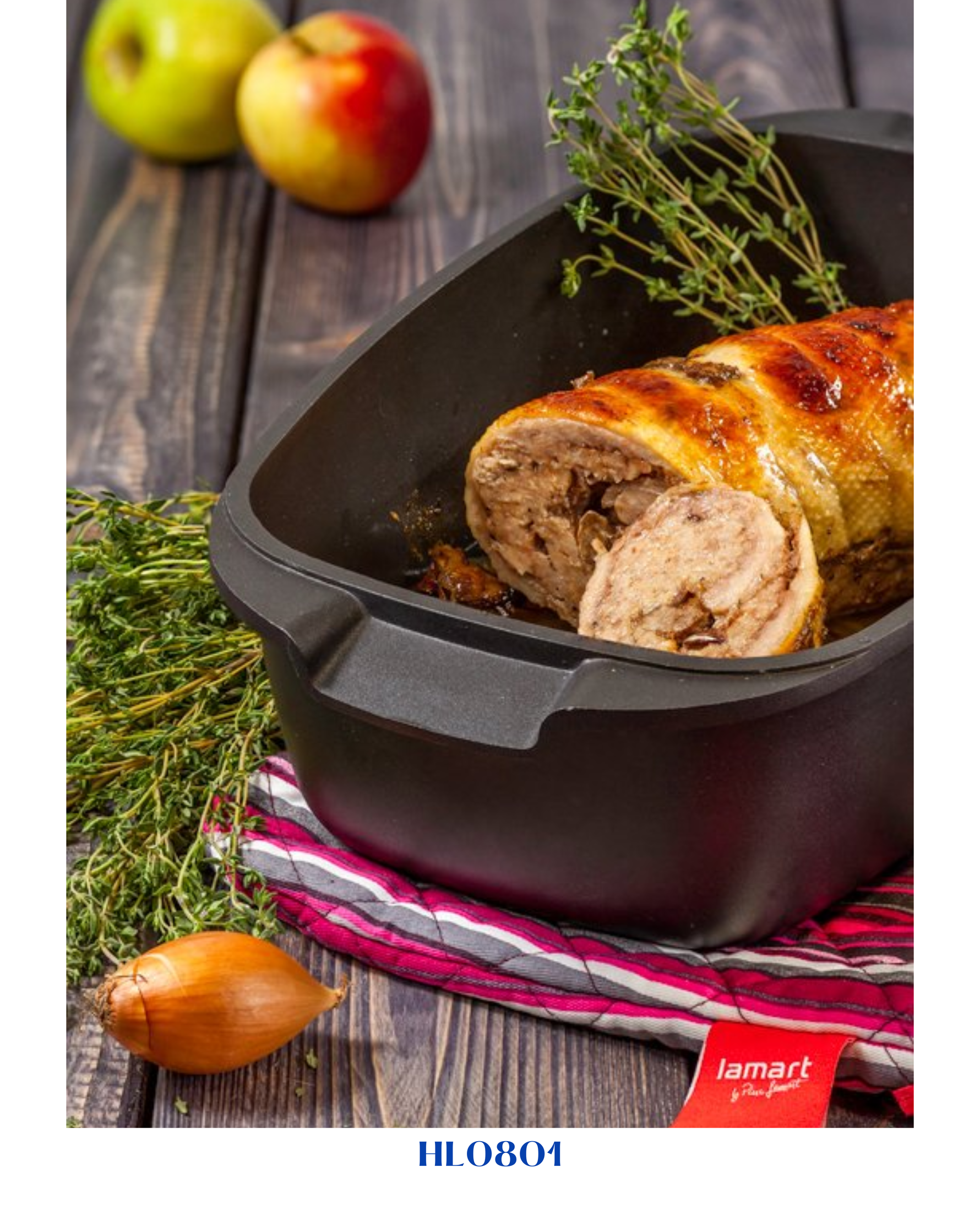 LAMART OLYMPIA BAKING PAN WITH LID 7.5L