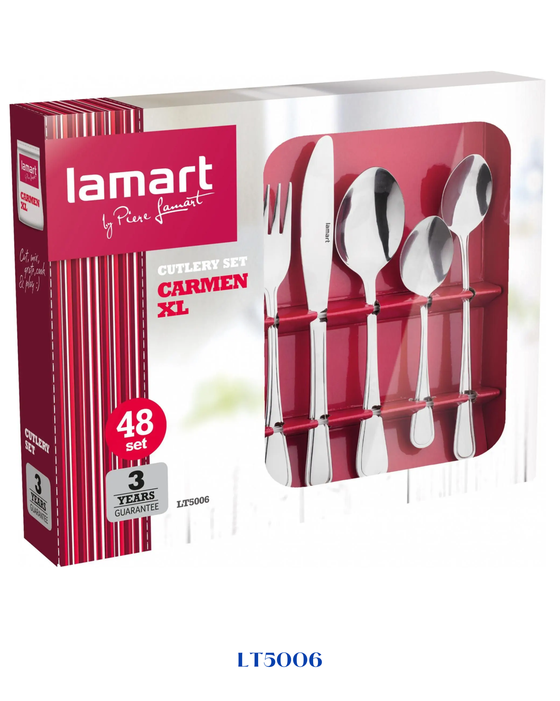 LAMART CUTLERY SET CARMEN 48PCS