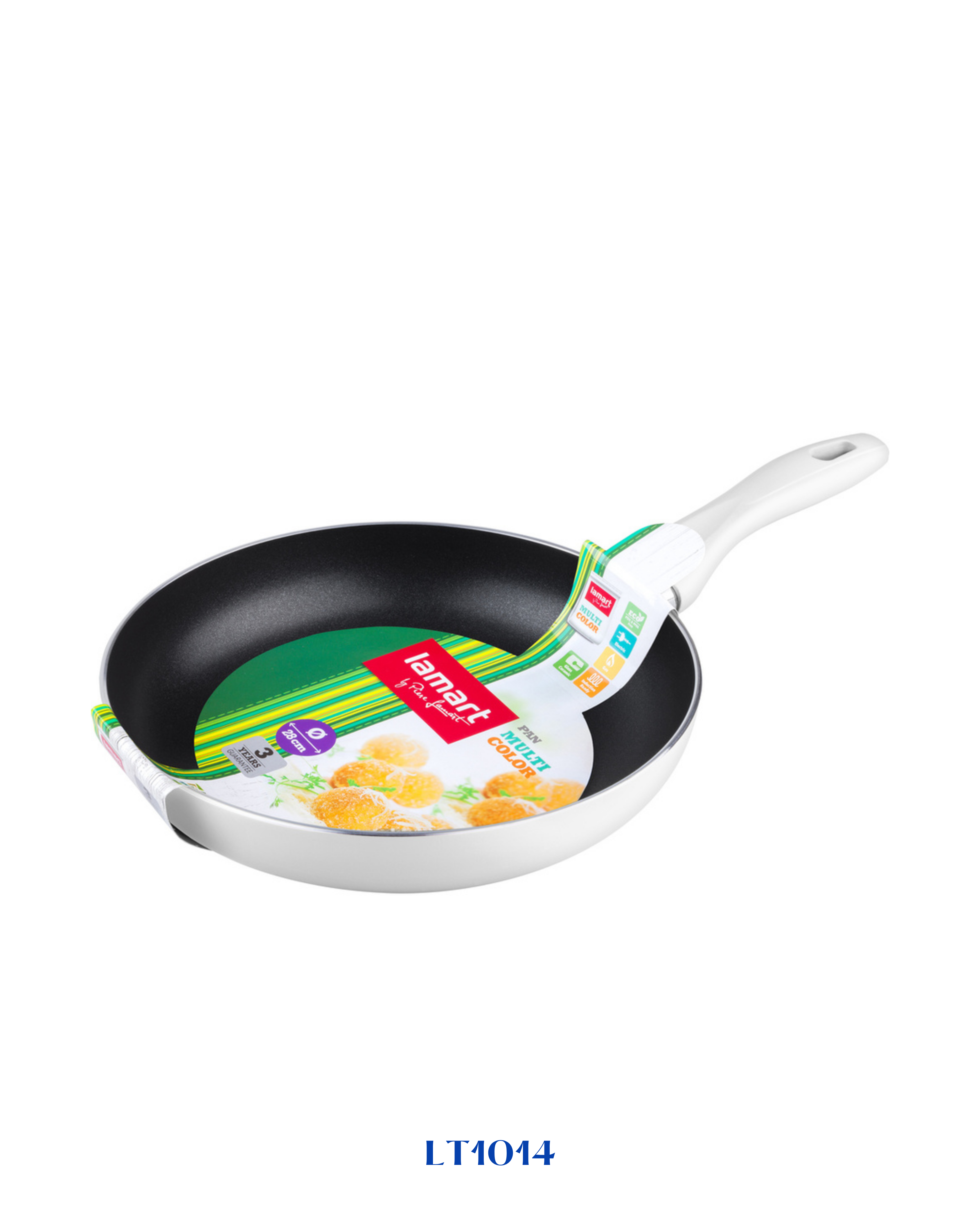 LAMART FRYING PAN WHITE 28 CM
